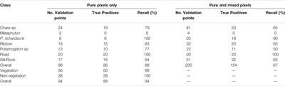 Multi-Scale Spectral Separability of Submerged Aquatic Vegetation Species in a Freshwater Ecosystem